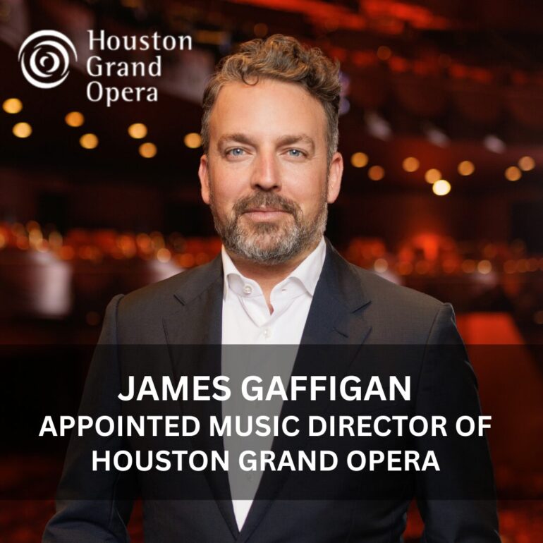 James Gaffigan nomeado Diretor Musical da Houston Grand Opera